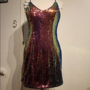Mini Sequin Dress